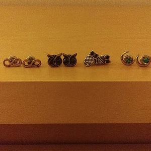 Set of 4 Kids Earrings